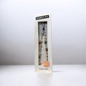 Casetify Pearl Phone Charm Cherry Crush